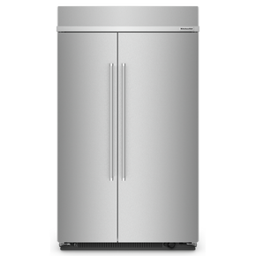 Kitchenaid® 30 Cu. Ft. 48 Built-In Side-by-Side Refrigerator with PrintShield™ Finish KBSN708MPS