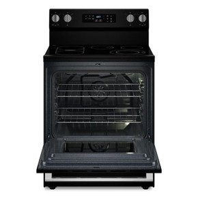 Maytag® 30-Inch Convection Electric Range With No Preheat Air Fry and Air Baking - 5.3 Cu. Ft. YMFES6030RB