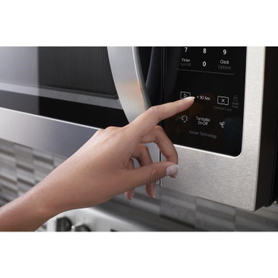 Whirlpool® 1.7 cu. ft. Microwave Hood Combination with Electronic Touch Controls YWMH31017HS
