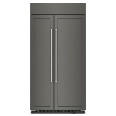 Kitchenaid® 25.5 Cu Ft. 42" Built-In Side-by-Side Refrigerator with Panel-Ready Doors KBSN702MPA
