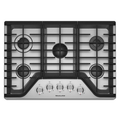 Kitchenaid® 30" 5-Burner Gas Cooktop KCGS350ESS