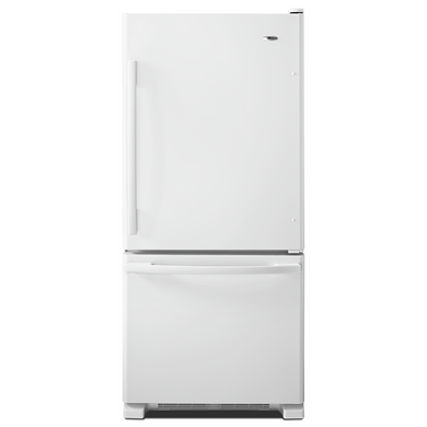 Amana® 29-inch Wide Bottom-Freezer Refrigerator with EasyFreezer™ Pull-Out Drawer -- 18 cu. ft. Capacity ABB1924BRW