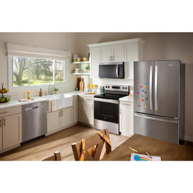 Whirlpool® 30’ W 1.7 cu. ft Over the range Microwave with 900-Watts Cooking Power YWMMS3130RS