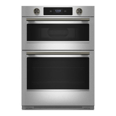 Kitchenaid® 30-inch Smart Electric Combo Wall Oven with Assisted Cooking Modes - PrintShield™ Finish KOEC730SPS