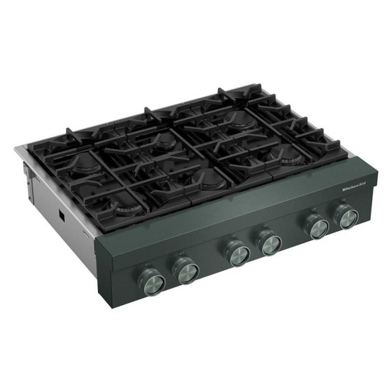 KitchenAid® 36-inch 6-Burner Gas Commercial-Style Rangetop KCGK936TJP