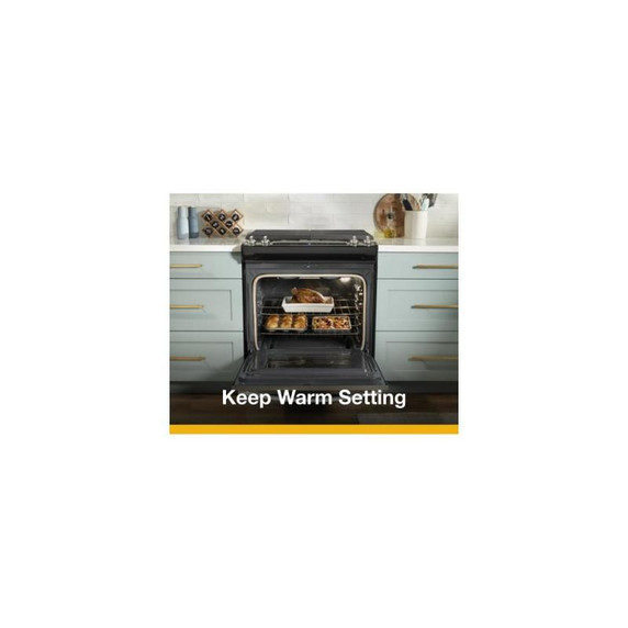 5.0 Cu. Ft. Whirlpool® Gas Range with Frozen Bake™ Technology WEG515S0LS
