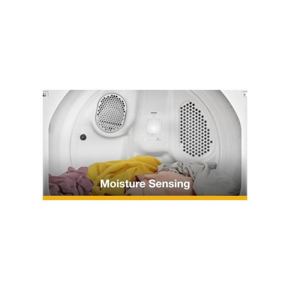 Whirlpool® 7.0 Cu. Ft. Top Load Gas Moisture Sensing Dryer with Steam WGD5050LW