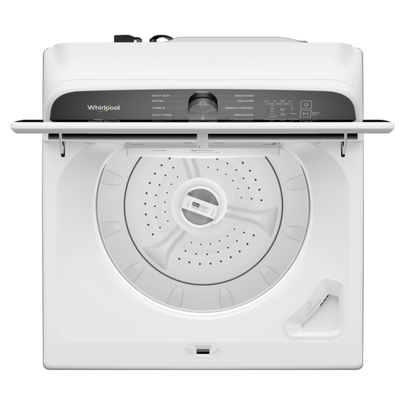 6.0-6.1 Cu. Ft. Whirlpool® Top Load Washer with Removable Agitator WTW6157PW