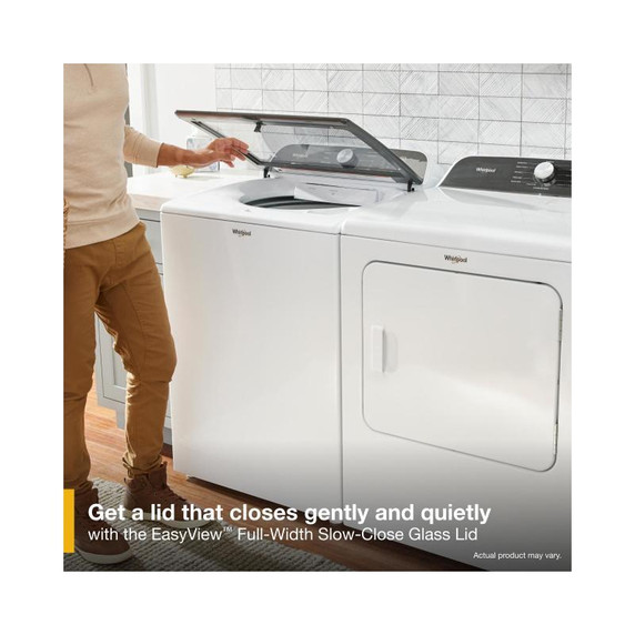 6.0-6.1 Cu. Ft. Whirlpool® Top Load Washer with Removable Agitator WTW6157PW