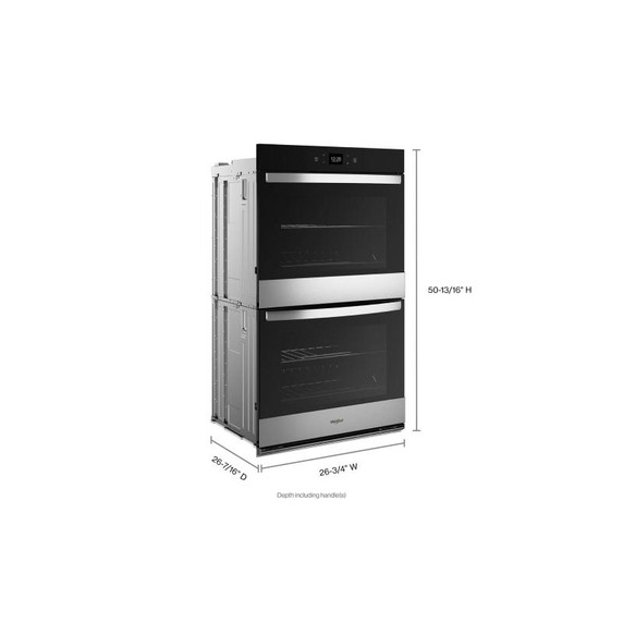 Whirlpool® 8.6 Total Cu. Ft. Double Wall Oven with Air Fry When Connected WOED5027LZ