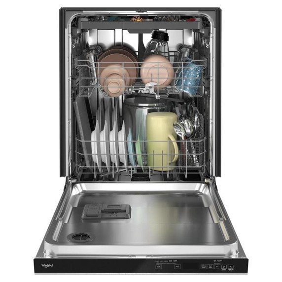 Whirlpool® 24” Stainless Steel Dishwasher with AI Intelligent Wash - 47 dBA WDTA50SAKZ