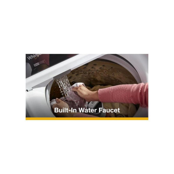 Whirlpool® 5.4 - 5.5 Cu. Ft. I.E.C. Capacity Top Load Washer with Removable Agitator WTW5057LW