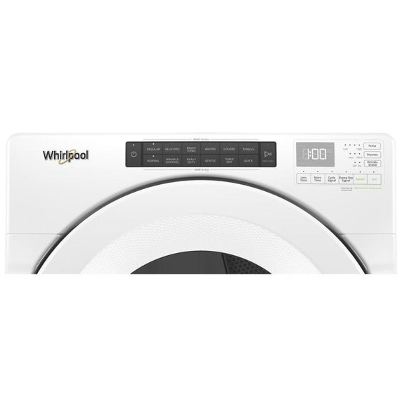 Whirlpool® 7.4 cu.ft Front Load Heat Pump Dryer with Intiutitive Touch Controls, Advanced Moisture Sensing YWHD560CHW