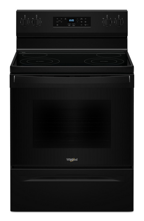 Whirlpool® 30-inch,5.3 cu ft, Electric Freestanding Range with 4 Elements YWFES3530RB