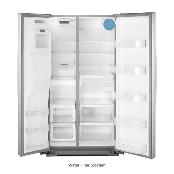 Whirlpool® 36-inch Wide Side-by-Side Refrigerator - 28 cu. ft. WRS588FIHZ