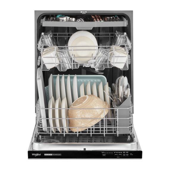 Whirlpool® Quiet Dishwasher with 3rd Rack and Pocket Handle WDP730HAMZ