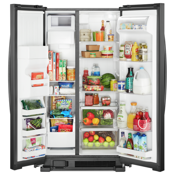 Whirlpool® 36-inch Wide Side-by-Side Refrigerator - 25 cu. ft. WRS335SDHB