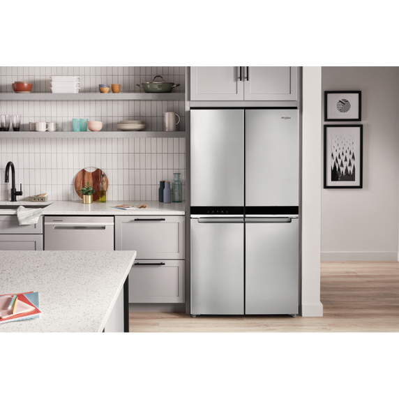 Whirlpool® 36-inch Wide Counter Depth 4 Door Refrigerator - 19.4 cu. ft. WRQA59CNKZ