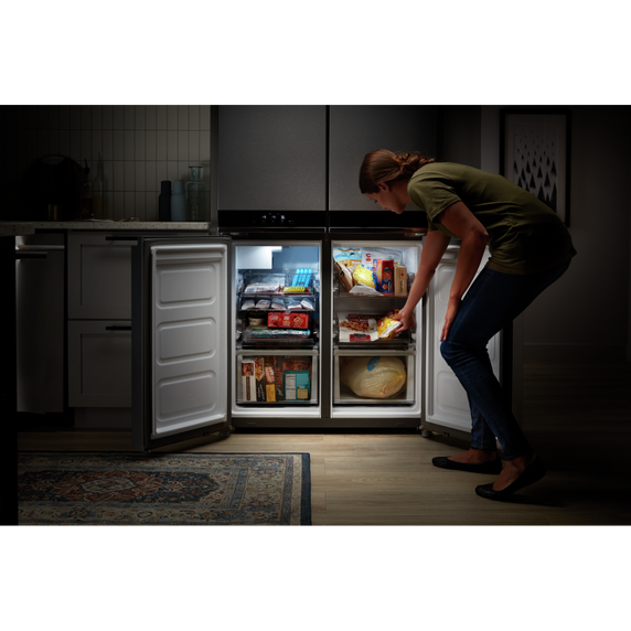 Whirlpool® 36-inch Wide Counter Depth 4 Door Refrigerator - 19.4 cu. ft. WRQA59CNKZ