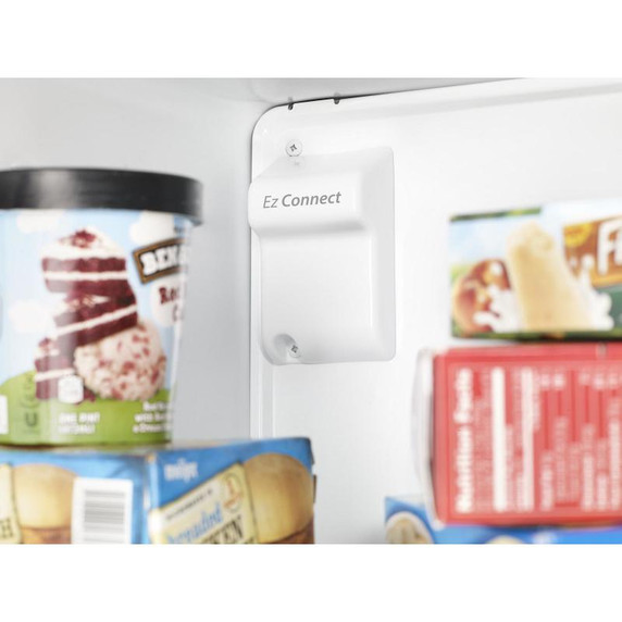 Whirlpool® 33" Wide Top-Freezer Refrigerator with Optional EZ Connect Icemaker Kit (Sold Separetely) WRT541SZDM