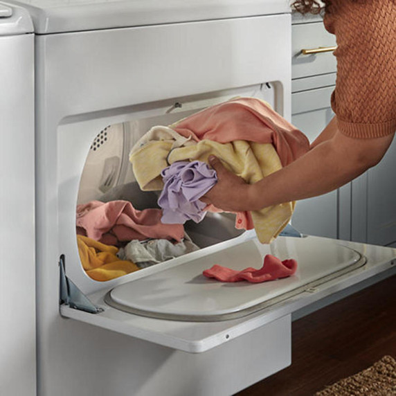 Whirlpool® 7.0 Cu. Ft. Top Load Electric Moisture Sensing Dryer YWED5010LW