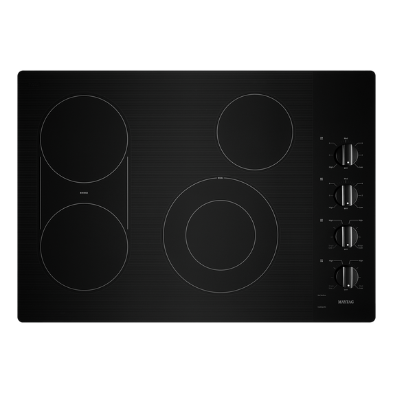 Maytag® 30-Inch Electric Cooktop with Reversible Grill and Griddle MEC8830HB