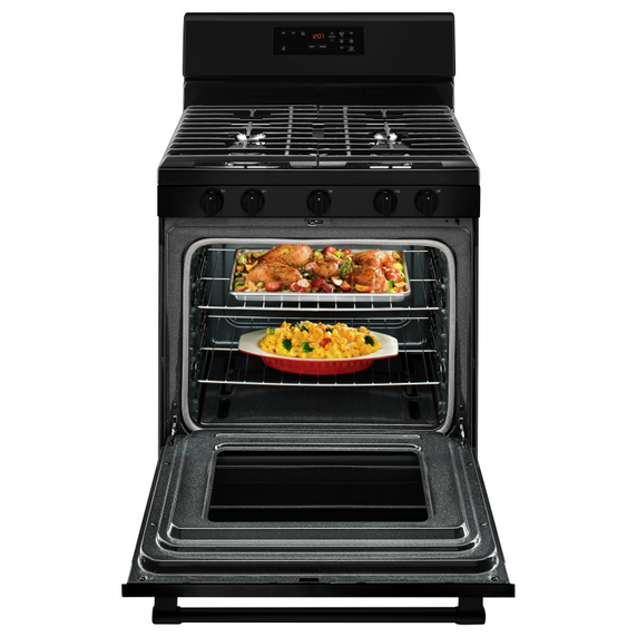 Maytag® 30-inch Wide Gas Range With 5th Oval Burner - 5.0 Cu. Ft. MGR6600FB