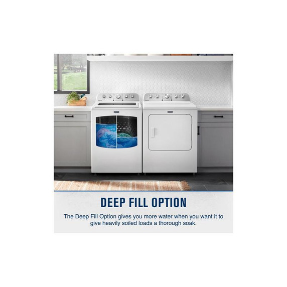 Maytag® Top Load Washer with Extra Power - 5.5 cu. ft. IEC MVW5430MW Maytag® Top Load Washer with Extra Power - 5.5 cu. ft. IEC MVW5430MW