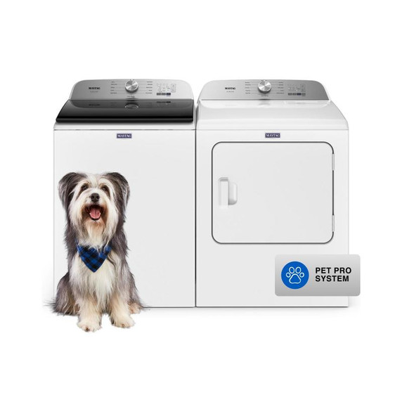 Maytag® Pet Pro Top Load Washer - 5.4 cu. ft. IEC MVW6500MW Maytag® Pet Pro Top Load Washer - 5.4 cu. ft. IEC MVW6500MW