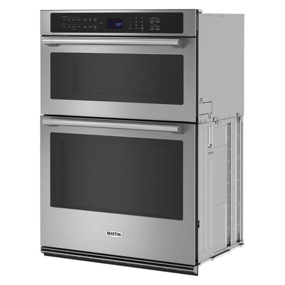 Maytag® 30-inch Wall Oven Microwave Combo with Air Fry and Basket - 6.4 cu. ft. MOEC6030LZ
