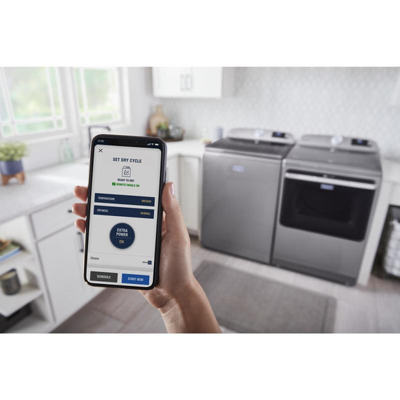 Maytag® Smart Top Load Gas Dryer with Extra Power Button - 7.4 cu. ft. MGD7230HC Maytag® Smart Top Load Gas Dryer with Extra Power Button - 7.4 cu. ft. MGD7230HC