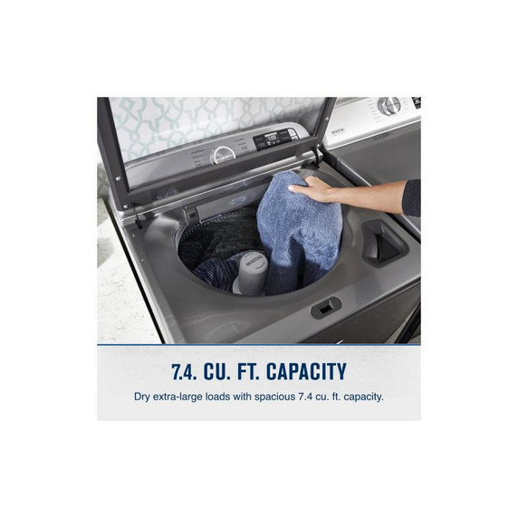 Maytag® Smart Top Load Gas Dryer with Extra Power Button - 7.4 cu. ft. MGD7230HC Maytag® Smart Top Load Gas Dryer with Extra Power Button - 7.4 cu. ft. MGD7230HC