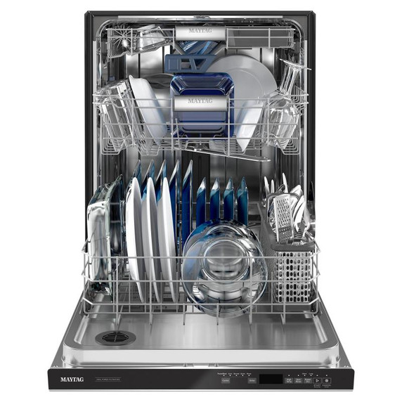 Maytag® Top control dishwasher with Third Level Rack and Dual Power Filtration MDB9979SKZ