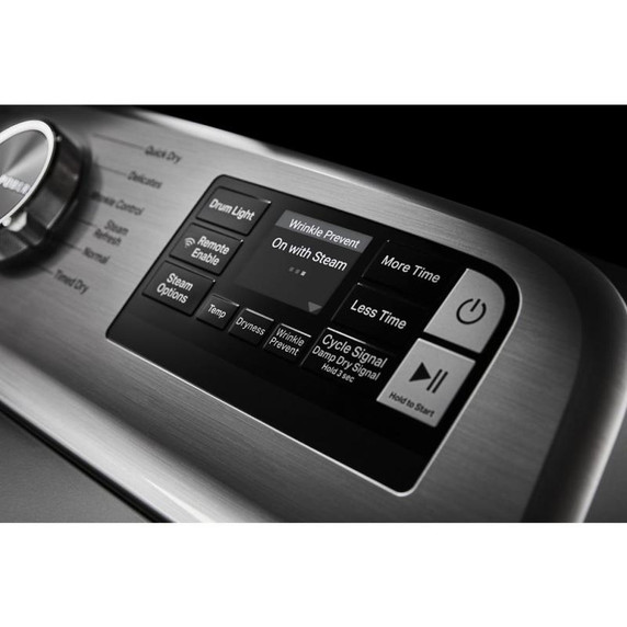 Maytag® Smart Top Load Electric Dryer with Extra Power Button - 7.4 cu. ft. YMED7230HC Maytag® Smart Top Load Electric Dryer with Extra Power Button - 7.4 cu. ft. YMED7230HC