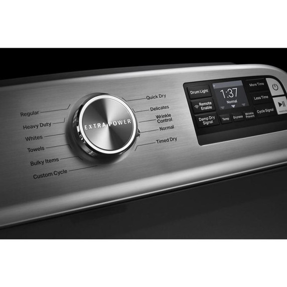 Maytag® Smart Top Load Gas Dryer with Extra Power Button - 7.4 cu. ft. MGD6230HC Maytag® Smart Top Load Gas Dryer with Extra Power Button - 7.4 cu. ft. MGD6230HC