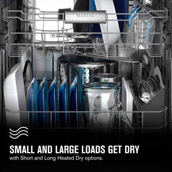 Maytag® Top control dishwasher with Dual Power Filtration MDB7959SKZ