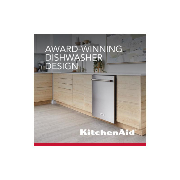Kitchenaid® 44 dBA Dishwasher with 360° Max Jets™ Third Rack and LED Interior Lighting KDTM704KPS Kitchenaid® 44 dBA Dishwasher with 360° Max Jets™ Third Rack and LED Interior Lighting KDTM704KPS