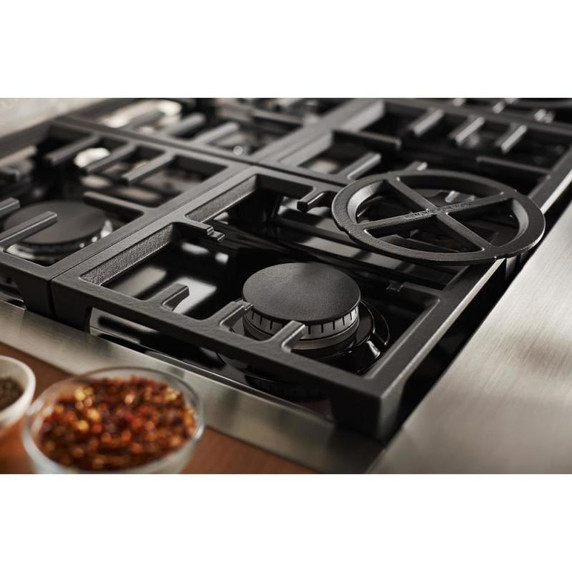 KitchenAid® 36'' 6-Burner Commercial-Style Gas Rangetop KCGC506JSS