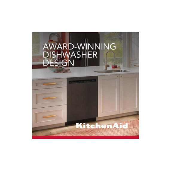 Kitchenaid® 44 dBA Dishwasher in PrintShield™ Finish with 360° Max Jets™ Third Rack KDFM404KBS Kitchenaid® 44 dBA Dishwasher in PrintShield™ Finish with 360° Max Jets™ Third Rack KDFM404KBS