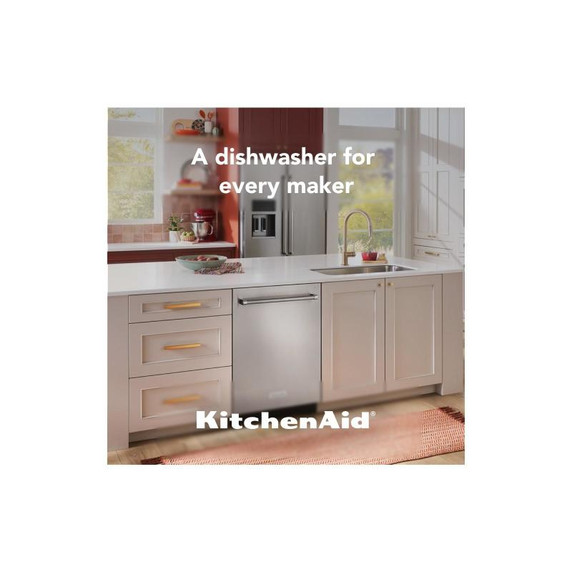 Kitchenaid® 44 dBA Dishwasher with 360° Max Jets™ Third Rack and LED Interior Lighting KDTM804KPS Kitchenaid® 44 dBA Dishwasher with 360° Max Jets™ Third Rack and LED Interior Lighting KDTM804KPS