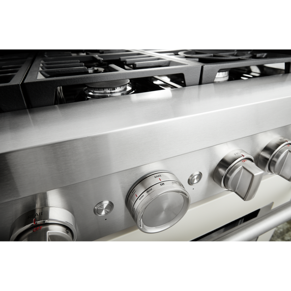 KitchenAid® 36'' Smart Commercial-Style Dual Fuel Range with 6 Burners KFDC506JMH