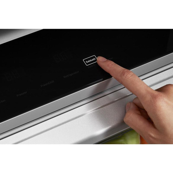 Kitchenaid® 25.5 Cu Ft. 42" Built-In Side-by-Side Refrigerator with PrintShield™ Finish KBSN702MBS