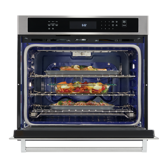 Kitchenaid® 30 Single Wall Oven with Even-Heat™ True Convection KOSE500ESS