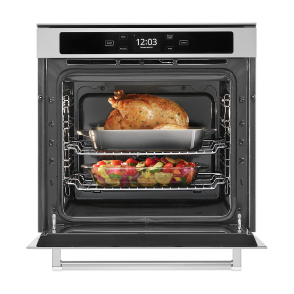 Kitchenaid® 24 Smart Single Wall Oven with True Convection YKOSC504PPS