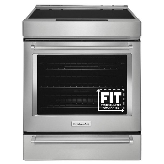 Kitchenaid® 30-Inch 4-Element Induction Slide-In Convection Range with Air Fry KSIS730PSS