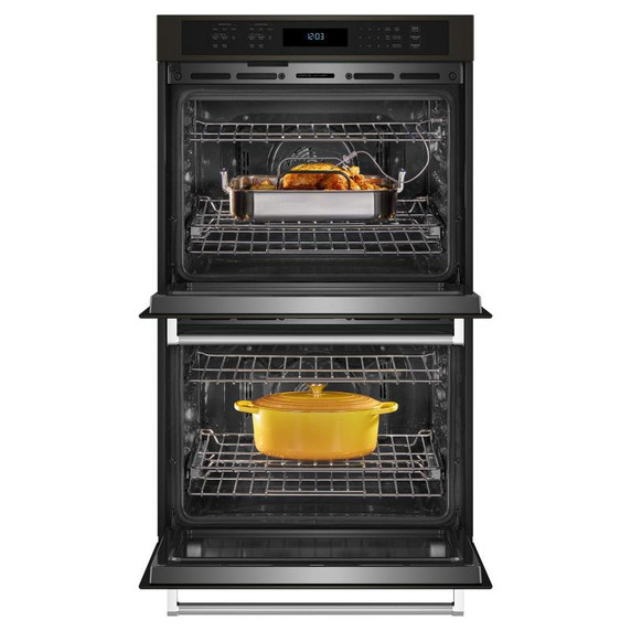 KitchenAid® 30" Double Wall Oven with Air Fry Mode KOED530PBS