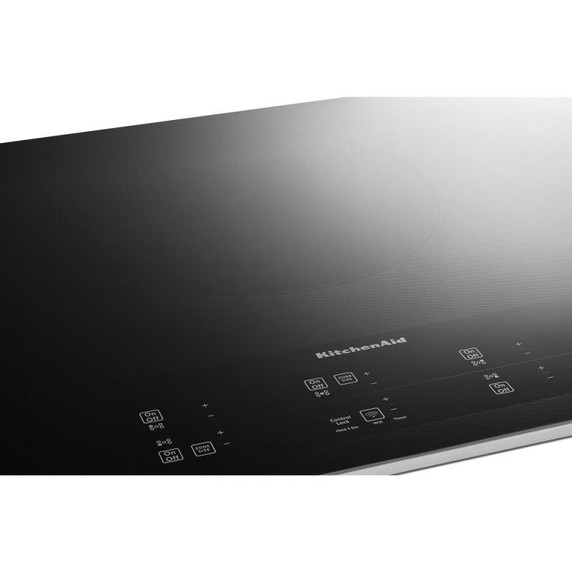 Kitchenaid® 36" Electric Cooktop with 5 Elements and Touch-Activated Controls KCES956KSS