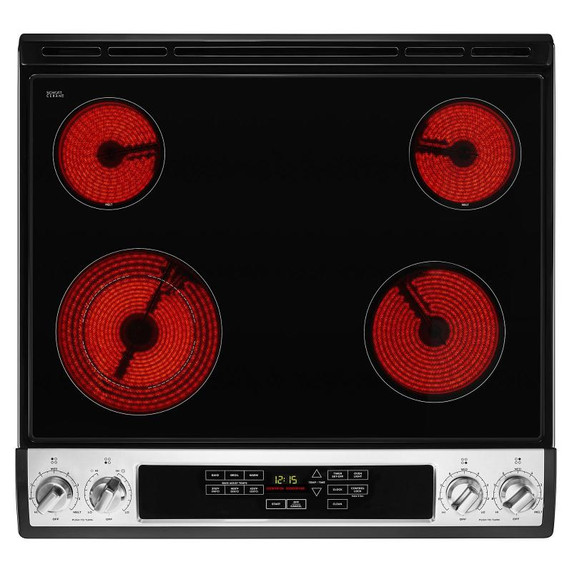 30-inch Amana® Electric Range with Front Console YAES6603SFS 30-inch Amana® Electric Range with Front Console YAES6603SFS