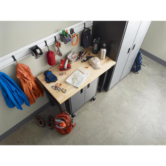 Gladiator® 4' (121.9 cm) Wide Adjustable Height Hardwood Workbench GAWB04HWEG