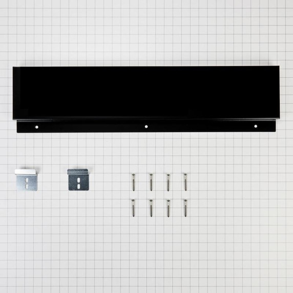 6” (15.2 cm) Slide-in Range Backsplash, Black W10655449